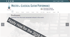 Desktop Screenshot of master-guitarra-alicante.com